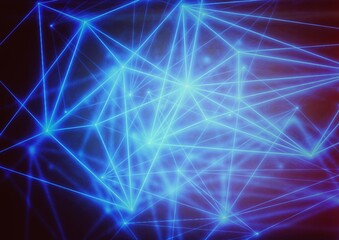 光のフラクタル背景