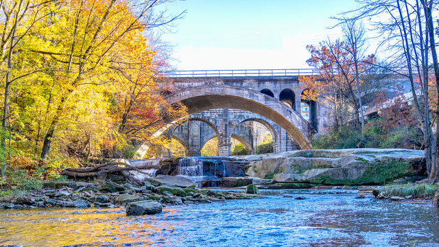 Berea Scenic Overlook Bridge in the Fall