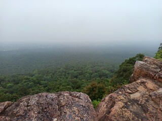 view from the top of mountain