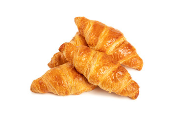 Croissant isolated on white background