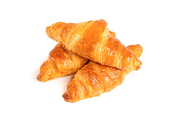 Croissant isolated on white background