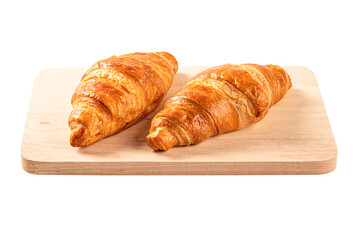 Croissant isolated on white background