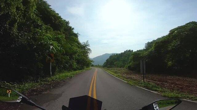 Take a road trip along the beautiful roads of Thailand.