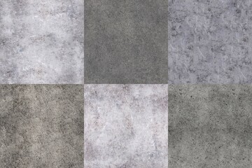 Pack of 6 High Quality Concrete Seamless 4K Textures for editing, compositing, backdrops or material development.