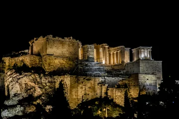 Poster Beautiful shot of the Acropolis of Athens in Greece © Ptheofilou/Wirestock