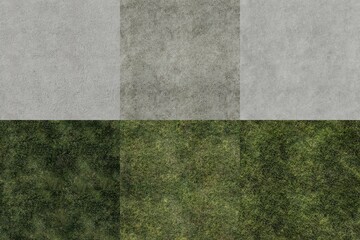 Pack of 6 High Quality Ground Seamless 4K Textures for editing, compositing, backdrops or material development.