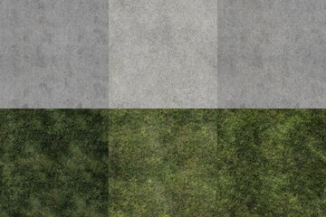 Fototapeta premium Pack of 6 High Quality Ground Seamless 4K Textures for editing, compositing, backdrops or material development.
