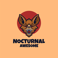 Illustration vector graphic of Nocturnal good for logo design
