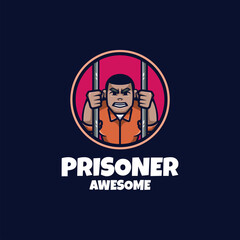 Illustration vector graphic of Prisoner, good for logo design