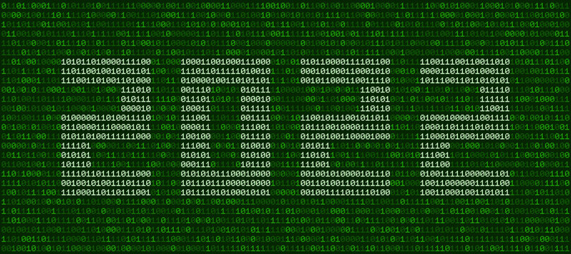2022 new year digital abstract background with binary code