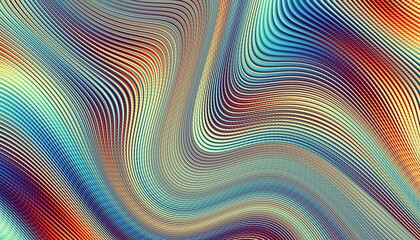 Wavy abstract futuristic background