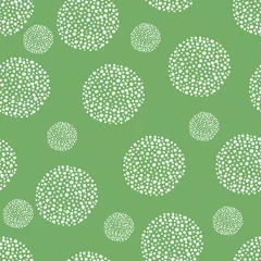Tapeten Grün Handgezeichnetes Muster 35