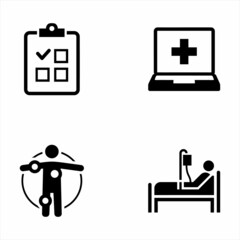 Medical Black Icon Set 2