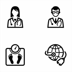 Medical Black Icon Set 1