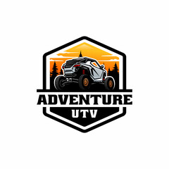 atv, utv, buggy adventure illustration logo vector © winana
