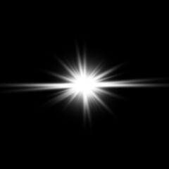 Realistic lense flare or glowing lights collection