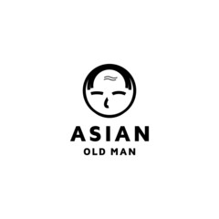 illustration human girl man people head face cut hair salon beauty handsome old geek gentle logo design vector graphic icon symbol