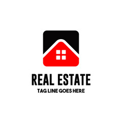 real estate logo icon illustration