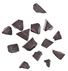 Broken chocolate