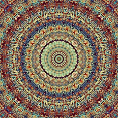 Abstract round ornamental mandala