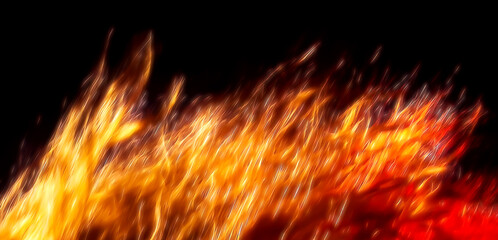 abstract fire flames