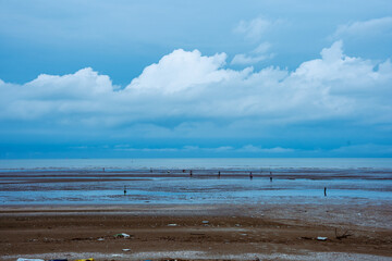 바다와 구름과 갯벌