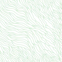 Gordijnen Waves seamless pattern seamless background 07 © cgshiraz