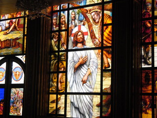 stained glass window