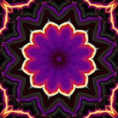 Esoteric yoga abstract background.