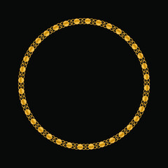Naklejka premium golden ring with diamonds