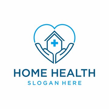 Home Health Logo template