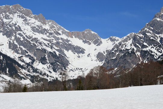 Beautiful landscape at Hinterthal in Austria 