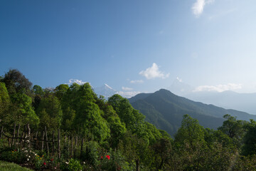 Pothana village in Nepal druing the Annapurna Sanctuary trek