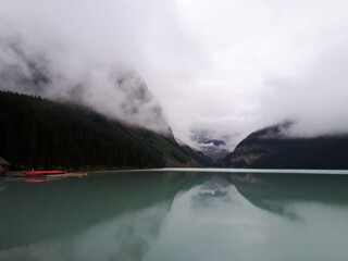 fog over the lake