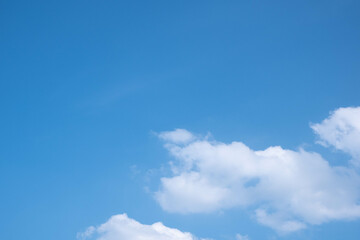 Fototapeta premium Sky. Blue sky. Cloud On a clear day.. Background. Daytime.