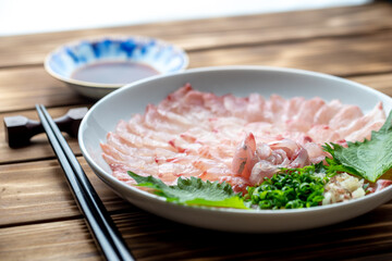 日本の刺し身　和食イメージ