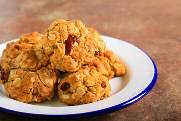 Homemade muesli cookies