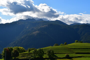 Beautiful landscape around Altrei in Southtyrol 
