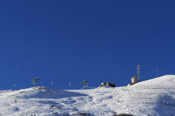Ski resort valgussera . Foppolo, Italy