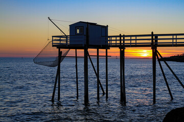 Carrelet sur couch&eacute; de soleil