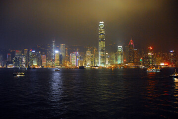 Fototapeta na wymiar 香港金融地区の思い出