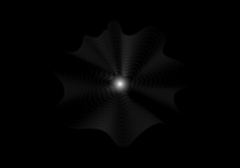 black and white star abstract background