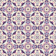 Abstract mosaic art pattern. Seamless ornament.