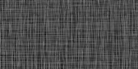 Grey vector background, intersecting lines and scratches. Texture of burlap, canvas. 