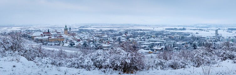 Retz im Winter - Panorama