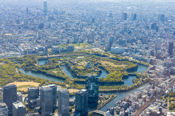 大阪城 空撮