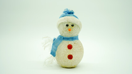 snowman on a white