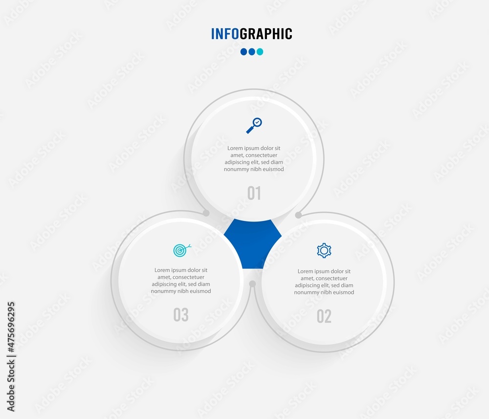 Wall mural business data visualization. process chart. abstract elements of graph, diagram with steps, options,