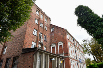 town square in Wejherowo