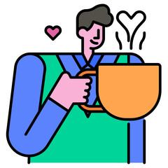 coffee line icon